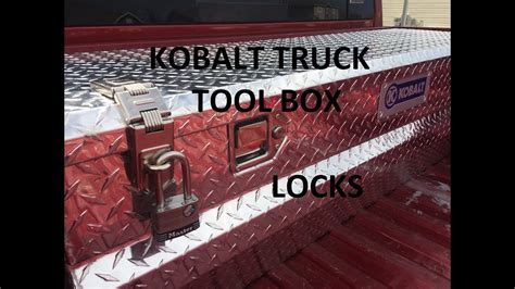 Kobalt Truck Tool Box Locks Youtube