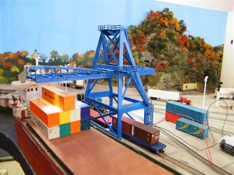 Wrightsville Port N Scale Waterfront Layout Container Crane Building
