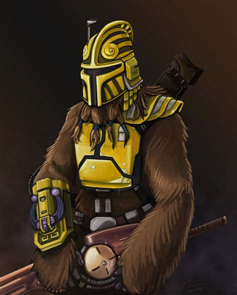 Wookiee Mandalorian By Stucunningham On Deviantart