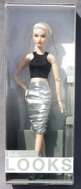 Barbie Blonde Pixie Cut Looks Model Posable Mattel Hcb Doll