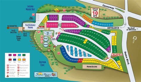 Maybe you would like to learn more about one of these? Campground Site Map | South padre island, Padres, Rv camping