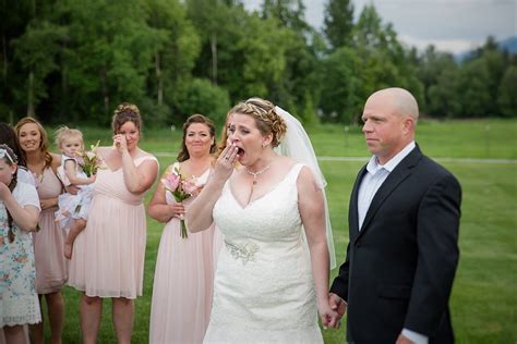Bride Gets Wedding Day Surprise From Man Carrying Sons Heart
