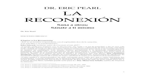 La ReconexiÓn Eric Pearl Pdf Document