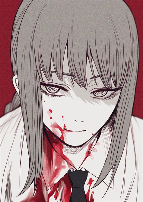 Safebooru 1girl Bangs Black Neckwear Blood Blood On Face Blood