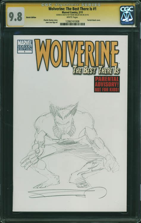 Lot Detail Wolverine Frank Miller Signed Wolverine The Best There