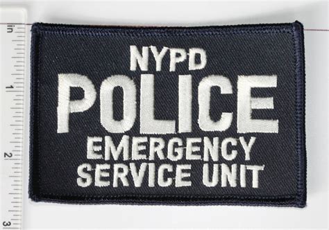 Nyc Police Esu Emergency Service Unit Police Badge Eu
