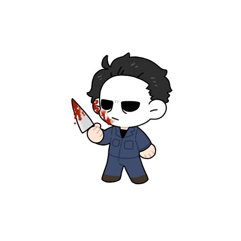 Michael Myers Drawing Cartoon Carry Epps
