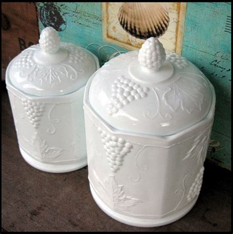 We did not find results for: Vintage Milk Glass Canisters in Colony Harvest by ...