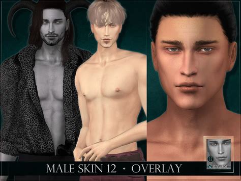 Sims 4 Male Skin 12 Overlay By RemusSirion Male Skin 12 Overlay