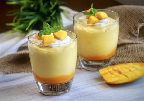Eggless Mango Mousse Recipe How To Make Mango Mousse Eggless My Xxx
