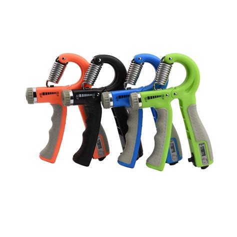 5 60kg Adjustable R Shape Countable Hand Grips Strength Exercise