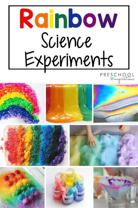 20 Rainbow Science Experiments Your Kids Will Love Playing With In