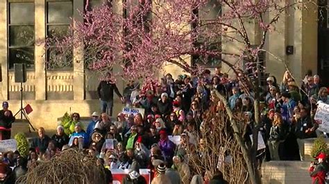 Oklahoma Teachers Continue Their 110 Mile March To Capitol
