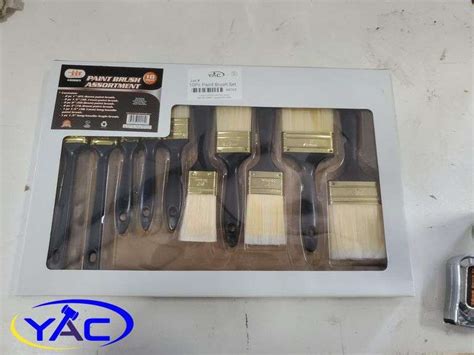 10pc Paint Brush Set Yorkton Auction Centre