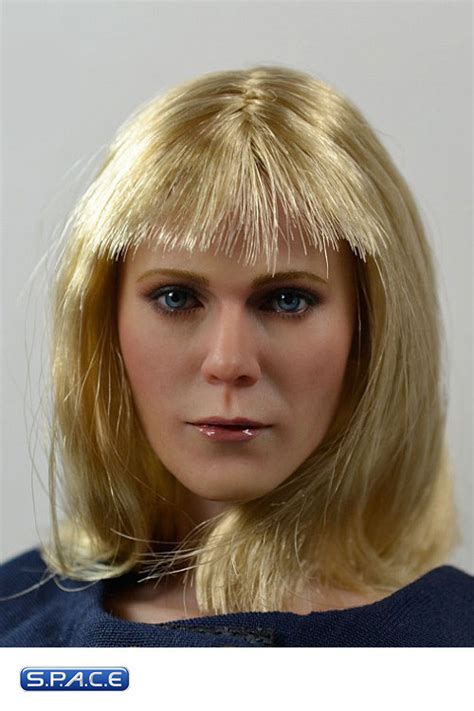 1 6 Scale European American Female Head Sculpt Blonde