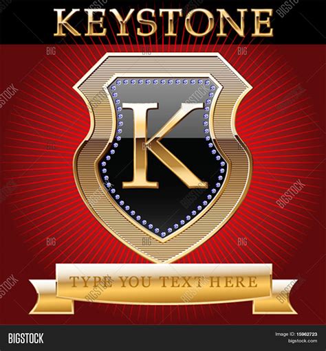 Shield Gold Brilliant Vector & Photo (Free Trial) | Bigstock