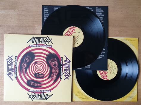 Anthrax State Of Euphoria Vinyl 2lp Vinyl Market