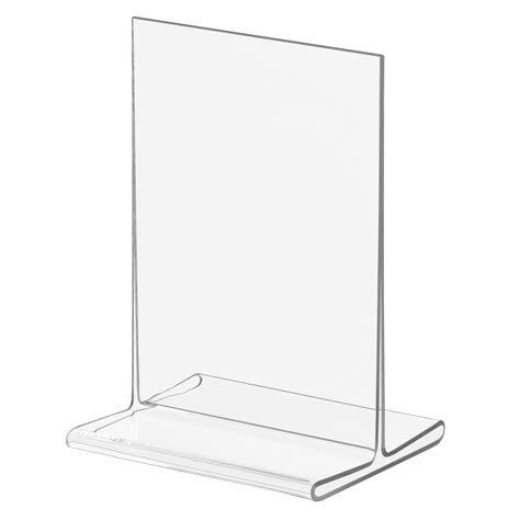 3 5x5 top loading double sided acrylic sign holder buy acrylic displays shop acrylic pop