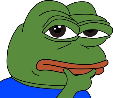 Pepe Thinking Pepe The Frog Know Your Meme