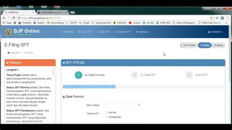 File itr returs online with simple and secure method at icici bank. Tutorial e Filing 2018 SPT Tahunan PPh OP Formulir 1770 S ...