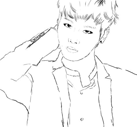Jung Kook Bts Pages Coloring Pages