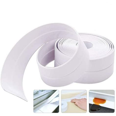 Lnkoo Caulk Striptub Caulking Tape Pvc Self Adhesive Waterproof Sealing Tape For Kitchen Sink