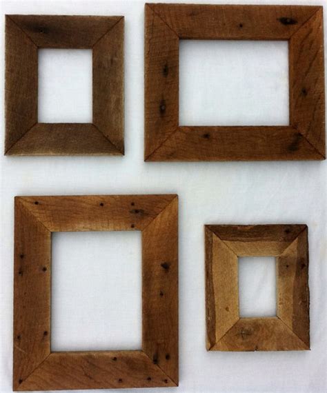 Find images of transparent background. Reclaimed Rustic Barn Wood Picture Frame by 3 Sisters ...