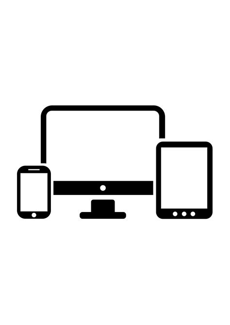 Phone And Computer Icon Png Clip Art Library