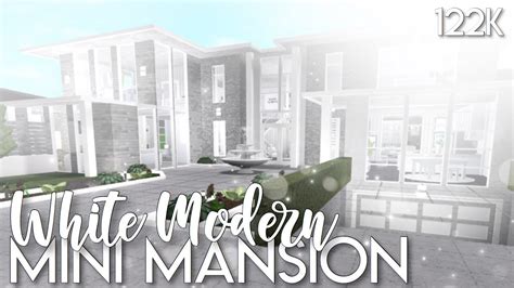 I was so excited to use the brand new cabinets and counters from the new bloxburg. ROBLOX | Bloxburg : White Modern Mini Mansion ( 122k ...