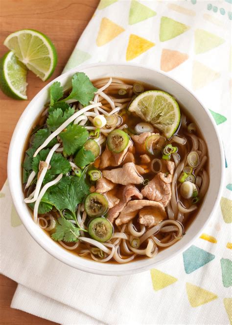 Preparation · soak rice noodles in hot water to cover. Pho Recipe - How To Make Vietnamese Beef Noodle Pho | Kitchn