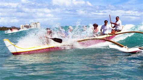 Waikiki Outrigger Canoe Surfing