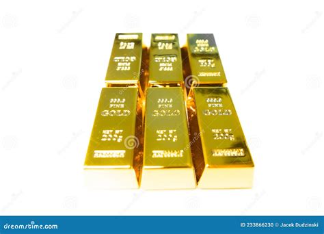 Stack Of Pure Gold Bullion Bars In Bank Vault Storage 1kg 9999 Fine