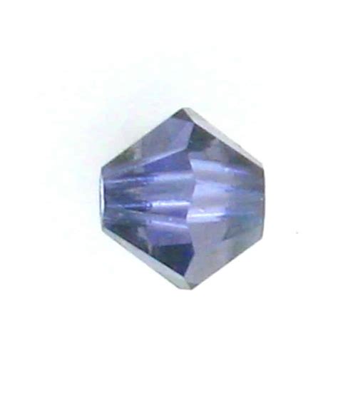 53015328 3mm Swarovski Bicone Crystal Bead Tanzanite Satin