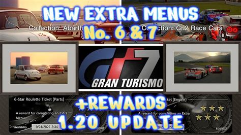 Gran Turismo 7 Extra Menus No6 And 7 Rewards 120 Update Youtube