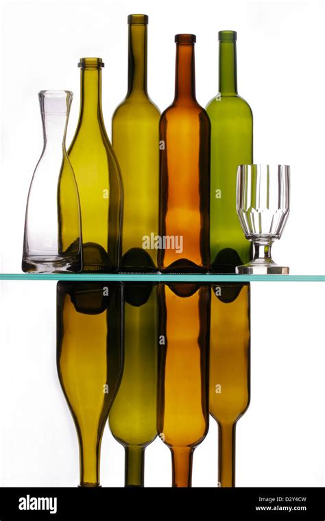 Various Wine Bottles Stock Photo Alamy