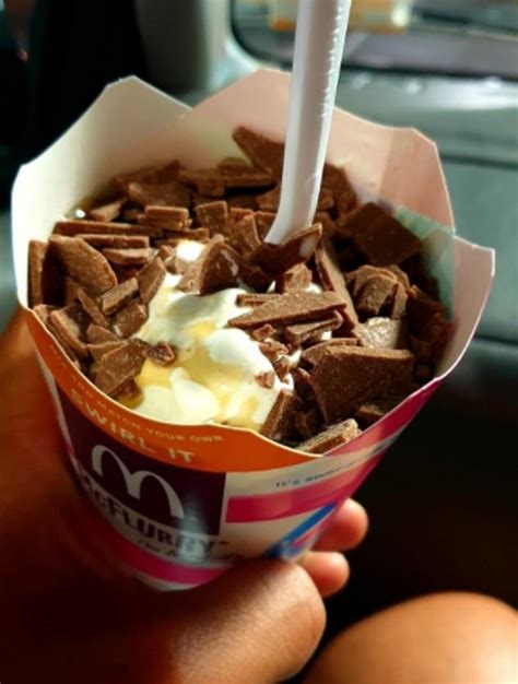 Mcdonald S Adds A Cadbury Dairy Milk Caramello Mcflurry Daily Mail Online
