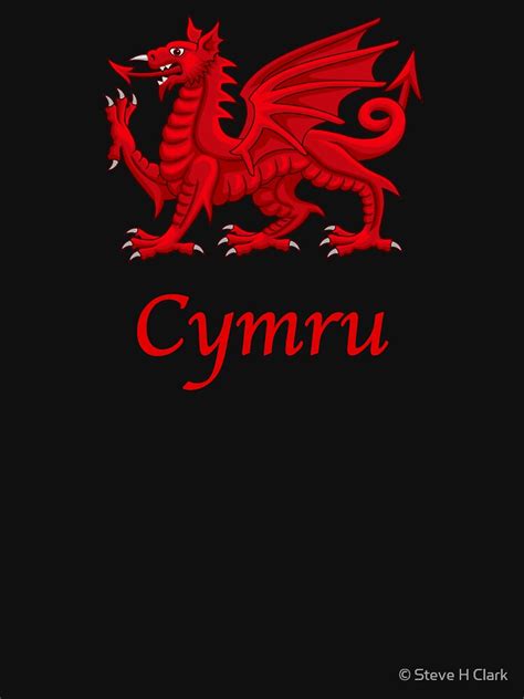 Cymru Wales T Shirt By Stevehclark Redbubble