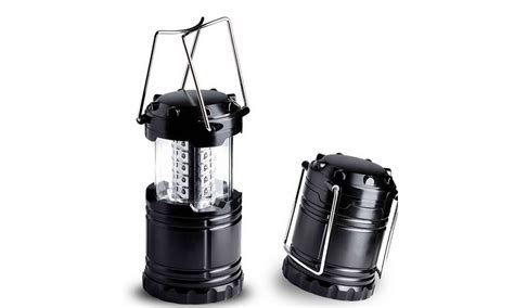 Led Collapsible Military Tac Lantern Solar Outdoor Rechargeable Led