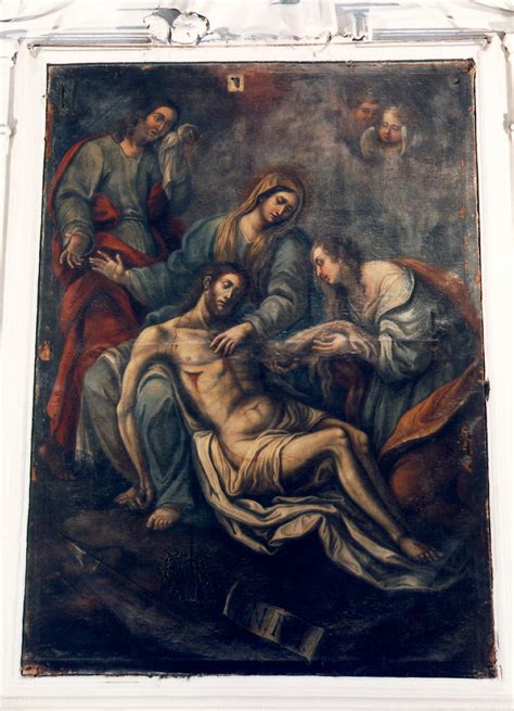 Deposizione Di Cristo Nel Sepolcro Dipinto