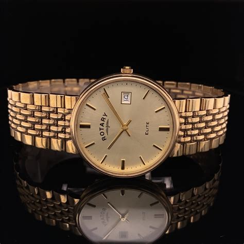 9ct Gold Rotary Bracelet Watch Walsh Bros