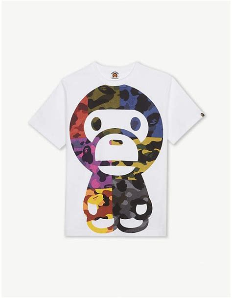 In addition to premium brand designs, you can explore the marketplace for a bathing ape, bathingape, and stussy designs sold by independent artists. A BATHING APE Camo Baby Milo cotton T-shirt 4-8 years ...