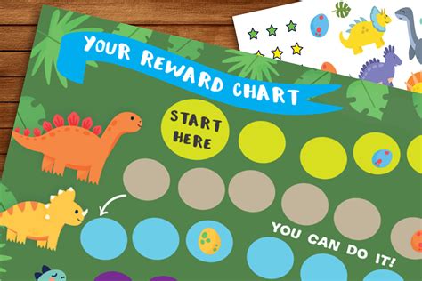 Dinosaur Reward Charts School Stickers For Behaviour Images