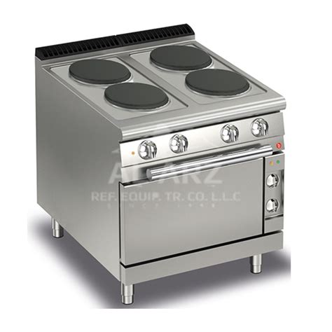 Electric 4 Round Hotplate On Electric Oven Al Arz Kitchen