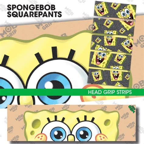 Mob X Spongebob Squarepants Eyeballs Grip 9 X 33 Calstreets Boarderlabs