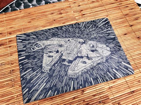 Millennium Falcon In Hyperspace Gadunky