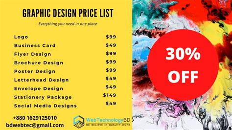 Graphics Design Price List In 2020 Quick Look Letterhead Design