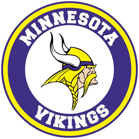 Minnesota Vikings Circle Logo Vinyl Decal Sticker 5 Sizes Sportz