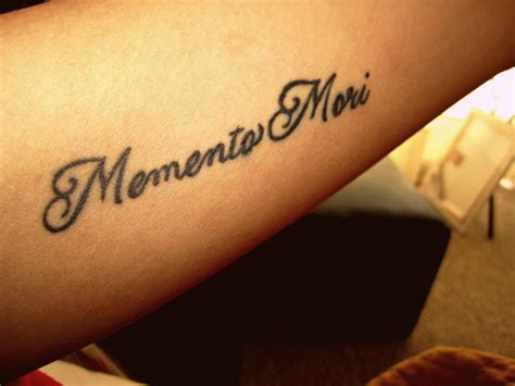 Plus it is even harder to transfer that image onto your body via tattoo. memento mori | Infinity tattoo designs, Tattoo quotes ...