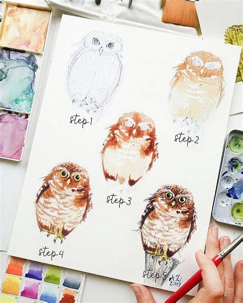 21 Easy Step By Step Watercolor Tutorials For Beginners Beautiful