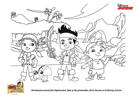 Planse De Colorat Pentru Copii Piratii Din Tara De Nicaieri